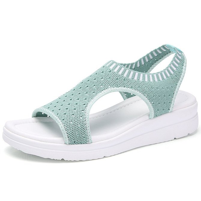 comfort peep toe sandals